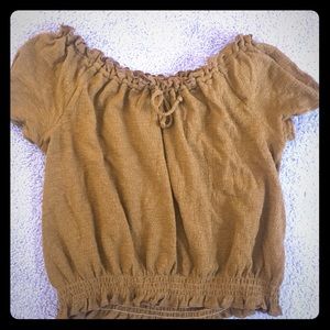 Madewell Texture & Thread Drawstring Top